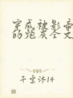 穿成被影帝抛弃的炮灰全文免费阅读