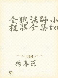 全职法师小说精校版全集txt封面