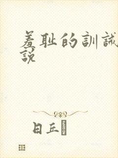 羞耻的训诫文小说