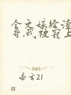 全文嫁给渣男他哥,我被宠上天了封面