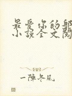 最爱你的那十年小说全文阅读