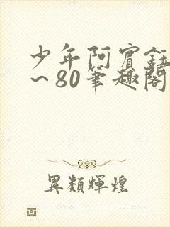 少年阿宾钰慧1～80笔趣阁