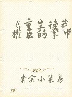 《重生后我成了权臣的掌中娇》