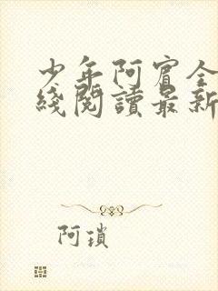 少年阿宾全文在线阅读最新章节免费封面