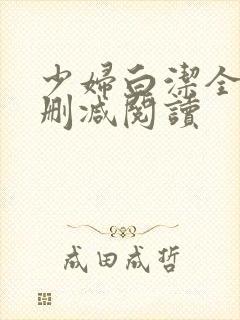 少妇白洁全文无删减阅读