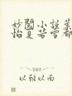 妙阅小说叶辰孙怡夏若雪都市