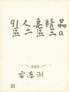 91人妻精品一区二区三a