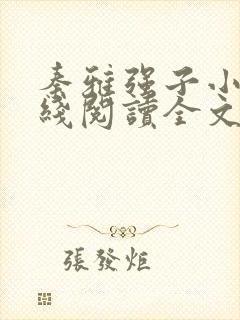 秦雅强子小说在线阅读全文封面