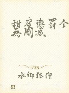 甜蜜惩罚全集 无删减封面