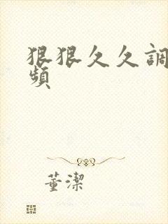 狠狠久久调教视频