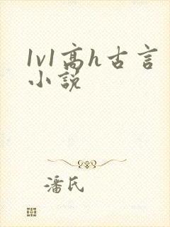 1v1高h古言小说