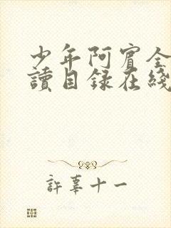 少年阿宾全文阅读目录在线阅读黄小洁