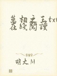 万相之王txt在线阅读