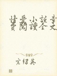 情爱小说章节免费阅读全文