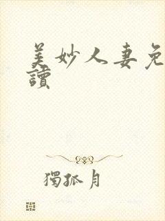 美妙人妻免费阅读封面