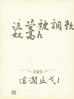 流萤被调教成肉奴高h