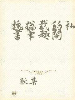 魏总裁的私人秘书笔趣阁