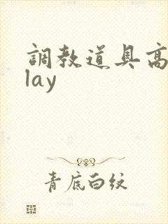 调教道具高hplay