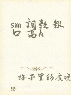 sm 调教 粗口 高h