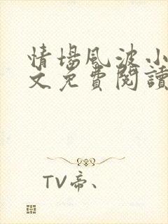 情场风波小说全文免费阅读最新章节