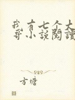 我有七个大佬哥哥小说阅读全部