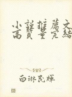 小说推荐文笔好高质量完结古言