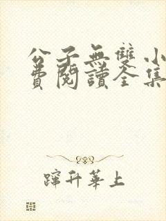 公子无双小说免费阅读全集