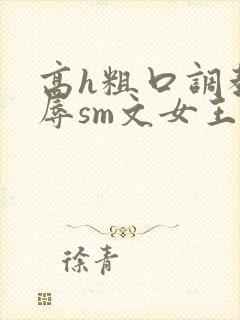 高h粗口调教羞辱sm文女王动画