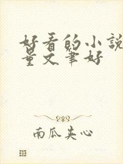 好看的小说高质量文笔好