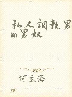 私人调教男性sm男奴封面