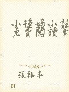 小后妈小说全文免费阅读笔趣阁