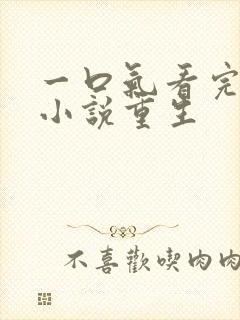 一口气看完爽文小说重生