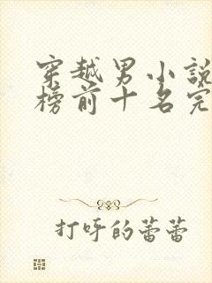 穿越男小说排行榜前十名完结篇