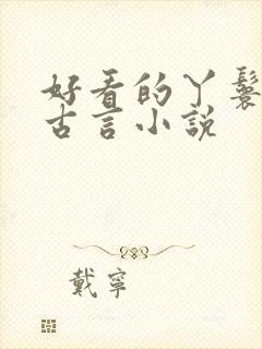 好看的丫鬟小说古言小说