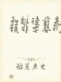 和离后前夫死对头非要娶我免费阅读