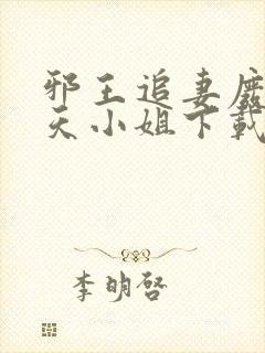 邪王追妻废材逆天小姐下载txt