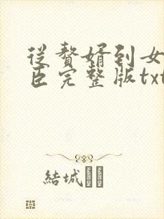 从赘婿到女帝宠臣完整版txt