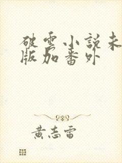 破云小说未删减版加番外