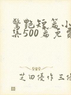 惊艳短篇小说合集500篇免费阅读全文