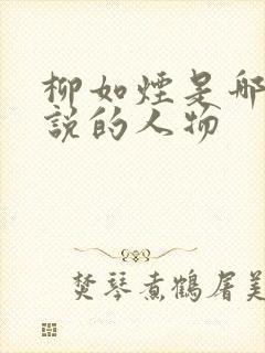 柳如烟是哪部小说的人物