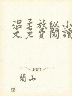 温柔放纵小说全文免费阅读