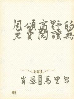 周颂商野的小说免费阅读无弹窗封面