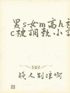 男s女m高h被c被调教小说