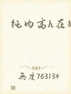 纯肉高h在线封面
