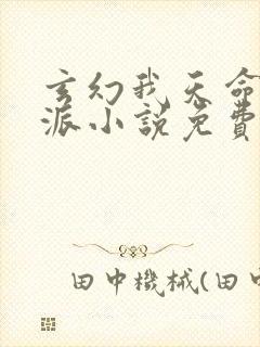 玄幻我天命大反派小说免费看