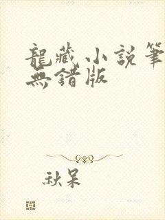 龙藏小说笔趣阁无错版