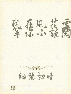 我在风花雪月里等你小说阅读全文封面