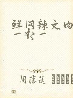 鲜网辣文肉高h一对一