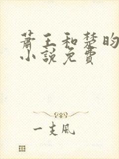 萧王和楚昀宁的小说免费