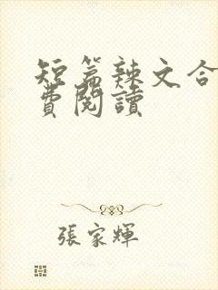 短篇辣文合集免费阅读